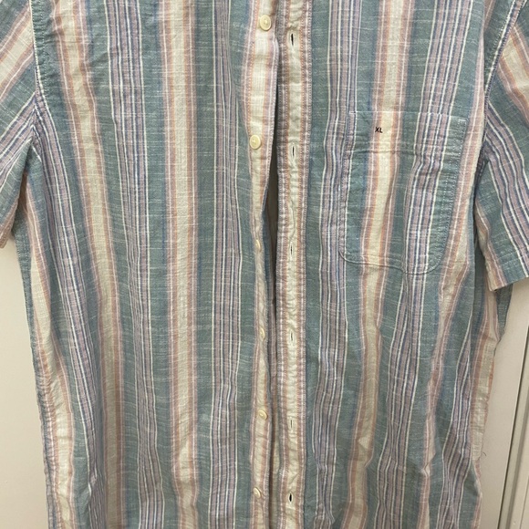 NWT Men’s American Eagle Outfitters Multicolor Striped Shirt - Picture 3 of 7